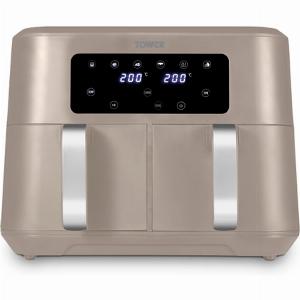 Tower Vortx 85 Litre Dual Basket Air Fryer Latte