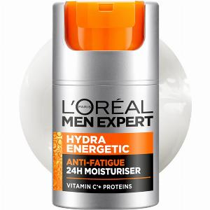 LOréal Paris Hydra Energetic AntiFatigue Moisturiser 50ml 24H Moisturiser Refreshes Skin Brightens Look