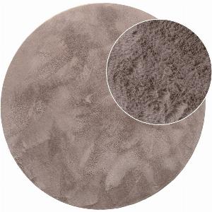 Tapis rond Solina taupe 80 cm  prix réduit à 3190  au lieu de 3390