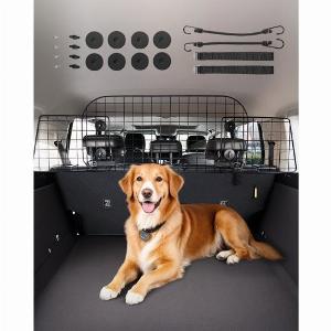 VEVOR Hundegitter Autobarriere Haustierbarriere Trennwand Verstellbar 968x405mm