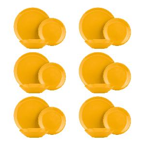 Servizio 18 piatti Giallo