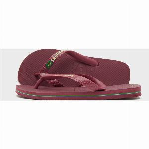 Get 33 Discount on Womens Red Havaianas Brasil Logo Flip Flops