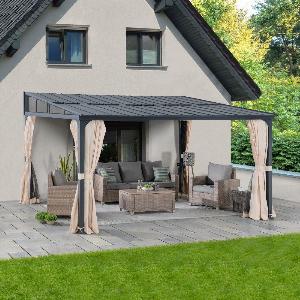 Get 10 Discount on SUNJOY 12x14 WallMounted Gazebo with Screen