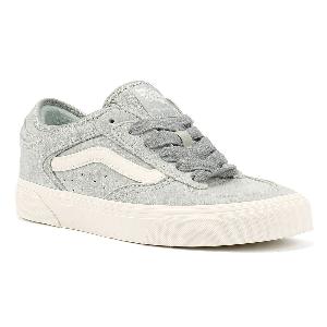Vans Rowley Classic Suede Womens Aqua Gray Sneakers