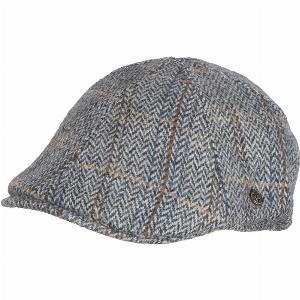 Gr M  Gatsby Schiebermütze Vecchio Herringbone grau  5657 M