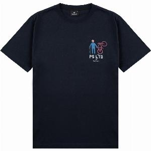 Paul Smith P5 Ltd Bike TShirt Very Dark Navy
