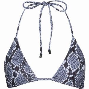 Waikiki Triangle String Bikini Top Snake