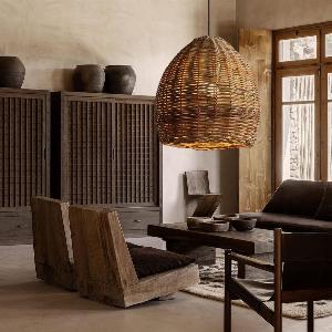 Enjoy 30 Discount on Handwoven Rustic Pendant Light with Earthy Charm