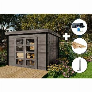 ECO Set  Abri de jardin Paloma Sol  gris