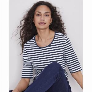 Damart Skin Soft Round Neck Short Sleeved Cotton Tshirt