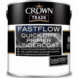 Get 33 Discount on Crown Trade Fastflow Quick Dry Primer White 5L