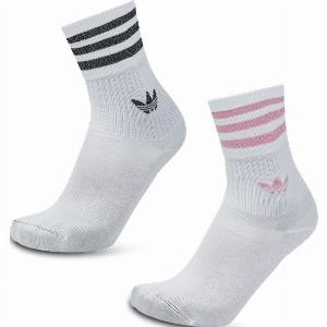 Chaussettes unisexes Adidas Solid Crew 2 paires blanches taille 4042 10 