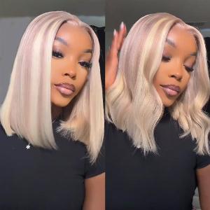 Get 35% Off Megalook 6x5 Invisible Knots 13x4 Lace Frontal Bob Wigs