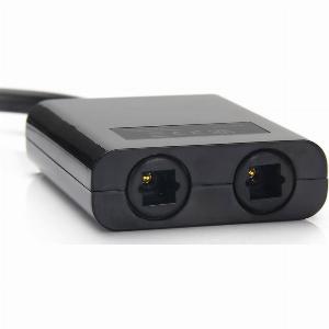 Get 46 Discount on Toslink 1 in 2 Out Optical Audio Splitter Cable