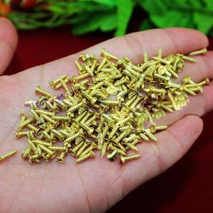 100pcs Mini Phillips Flat Countersunk Head Self Tapping Screw 2x6mm2x10mm25x6mm25x8mm25x10mm25x12mm3x8mm 2x5mm golden