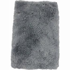 Badvorleger 60 x 40 cm  Badezimmer Teppich Vorleger extra weich  dicke Badematte 1300 gm²  flauschiger Badeteppich  Grau