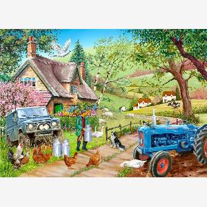 The House of Puzzles Farm Fresh  500 Piece Jigsaw Puzzle