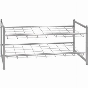 Enjoy 50 Discount on Aluminium 2Shelf Shoe Storage Rack from Cornville