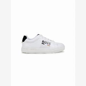 Sneakers bianche logo laterale