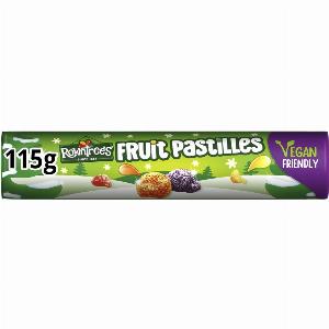 Rowntrees Fruit Pastilles Sweets Giant Tube 115g
