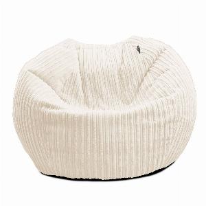 Debenhams rucomfy Beanbags rucomfy Indoor Classic Kids Bean Bag Chair Jumbo Cord Slouchbag in Ivory 7081442604714