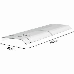 Get 58 Discount on Frosted Window Door Canopy with 50cm Arc Length