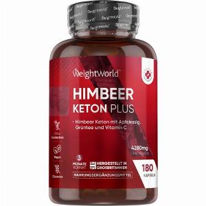 Himbeerketon Kapseln Plus  1000mg 180 Kapseln  Raspberry Ketone mit Apfelessig grüner Tee amp Vitamin C