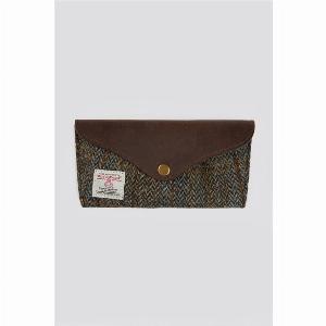 Sophos Harris Tweed Brown Glasses Case 0 Brown