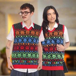 Just Geek Enjoy 60% Discount South Park Festive Knitted Vest Top