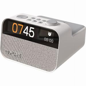 Moment Charge  il tuo compagno di sonno ideale con luce ambientale e ricarica wireless Bianco Cotone