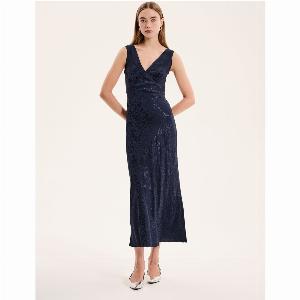Enjoy a 10 Discount on the Navy Iris Maxi Dress