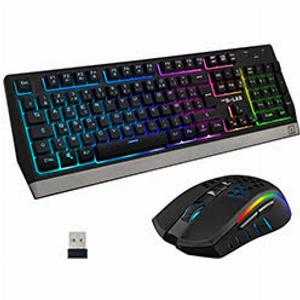 The GLAB Combo Tungsten Sourisclaviersans filRGB