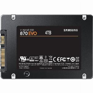 Samsung 870 EVO 4TB SATA 25 SSD  560MBs Speed 2400TBW Durability Enhanced Compatibility