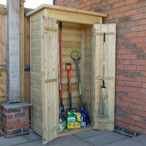 36 x 110 Forest Shiplap Tall Pent Wooden Garden Storage Tool Store   Outdoor Patio Storage 1m x 056m