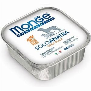 89 Rabatt auf MONGE Monoprotein Hundefutter mit Ente 150 g