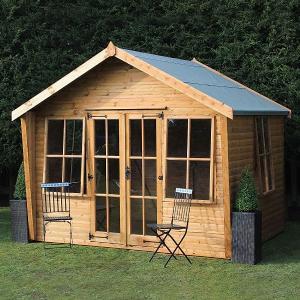 12 x 10 Traditional Wychwood Wooden Summer House