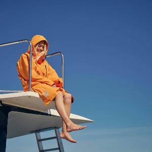 Womens Long Sleeve Dry Waterproof Changing Robe Alter Evo ProOrange