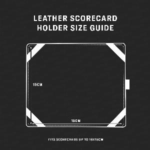 TORRO Get 17% Discount on Black Leather Golf Scorecard Holder with Red Accents 5060530235896