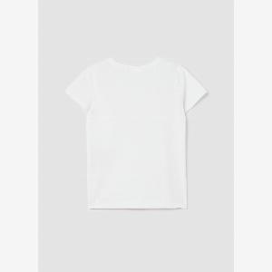 OVS Organic Cotton Tshirt Mädchen Reinweiß Größe 34
