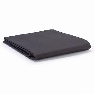 Dark Slate Classic Organic Cotton Sateen Weave Flat Sheet