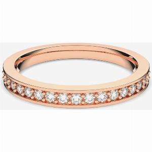 Swarovski Rare Rose Gold Tone White Crystal Channel Half Eternity Ring 5032902