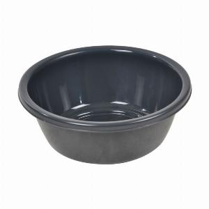 Bassine ronde en plastique  Gris anthracite  8L