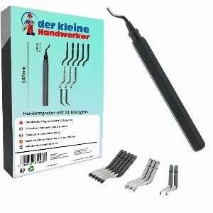 Profi Handentgrater 11 Klingen 360 für Metall Kunststoff Edelstahl jetzt 999