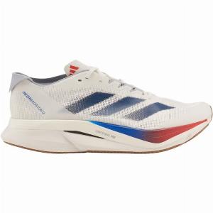 Chaussures Adidas Adizero Boston 12 Blanc Bleu Rouge SS25 Taille UK 115