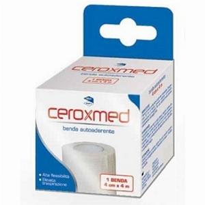 Benda Elastica Ceroxmed Autoaderente 4x400 Cm 1 Pezzo