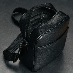 Get 20 Discount on a Black Leather Crossbody Shoulder Bag