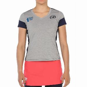 Bullpadel Rollaz Tshirt Femmes  Gris  Noir