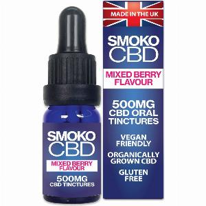 Enjoy 28 Discount on Smoko CBD Mixed Berry 500mg Tinctures