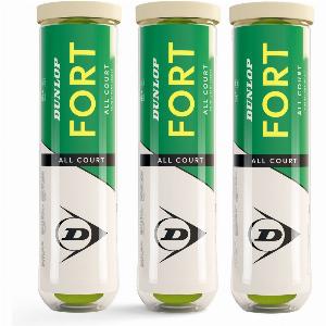 Dunlop Fort All Court Tournament Tennis Balls  1 Dozen