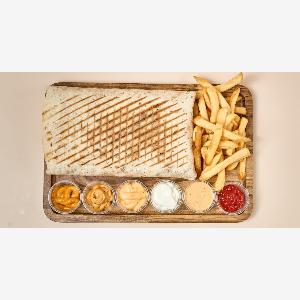 Französischer Taco nach Wahl inkl Pommes für 1 2 oder 4 Personen